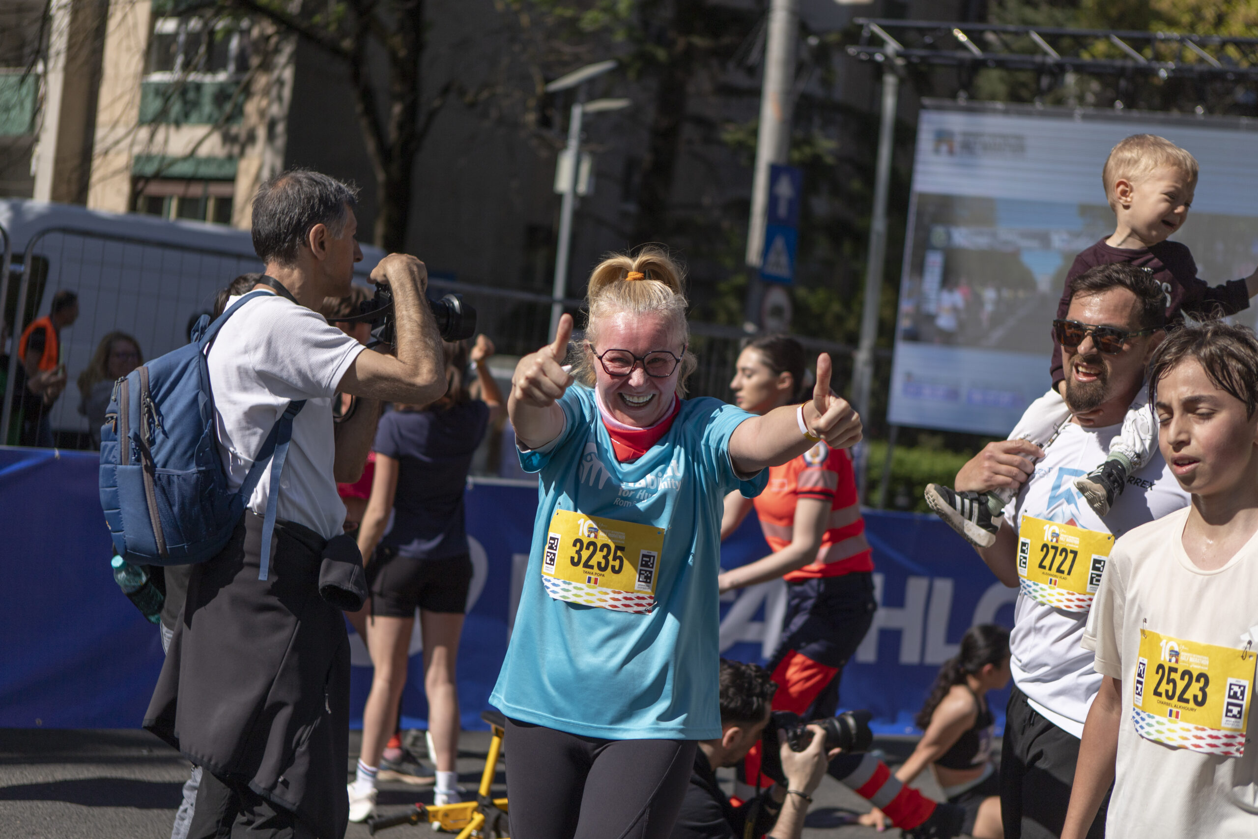 Tania Popa, alergătoare Runners for Humanity 